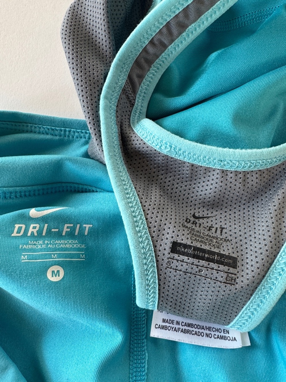Nike Dri-Fit Blue & Gold Tank & Tennis Skirt Set - Picture 7 of 11
